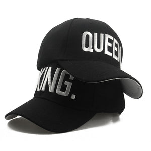 KING/QUEEN Curved Brim Snapback