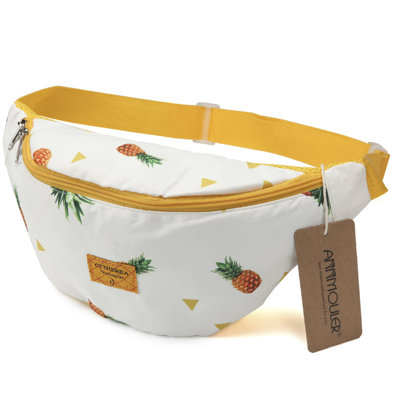 Pineapple Printed Fanny Pack