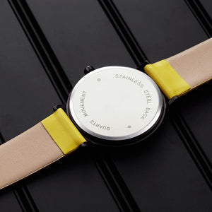 Retro Women's Leather Wristwatch