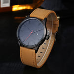 Military Quartz Mens Watch Leather Band Watch - Multiple Varieties