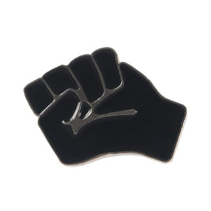 Raised Fist Enamel Pin