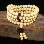 Natural Sandalwood Wood Beaded Bracelet