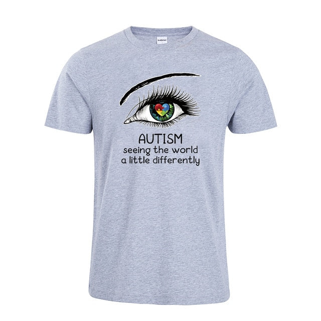 Autism Awareness "Seeing The World Differently" T-Shirt