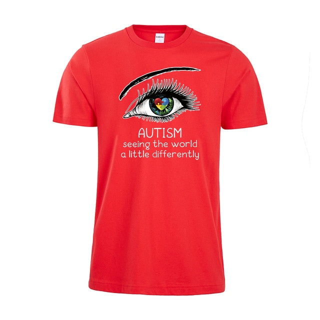 Autism Awareness "Seeing The World Differently" T-Shirt