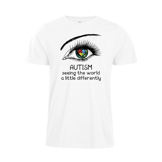 Autism Awareness "Seeing The World Differently" T-Shirt