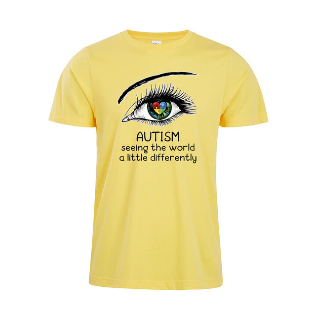 Autism Awareness "Seeing The World Differently" T-Shirt