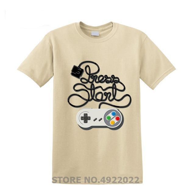 Super Nintendo Press Start Tee