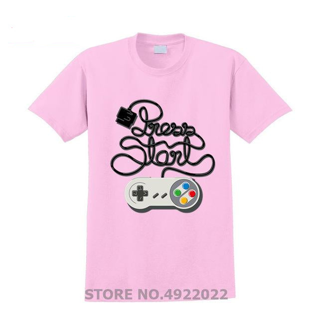 Super Nintendo Press Start Tee