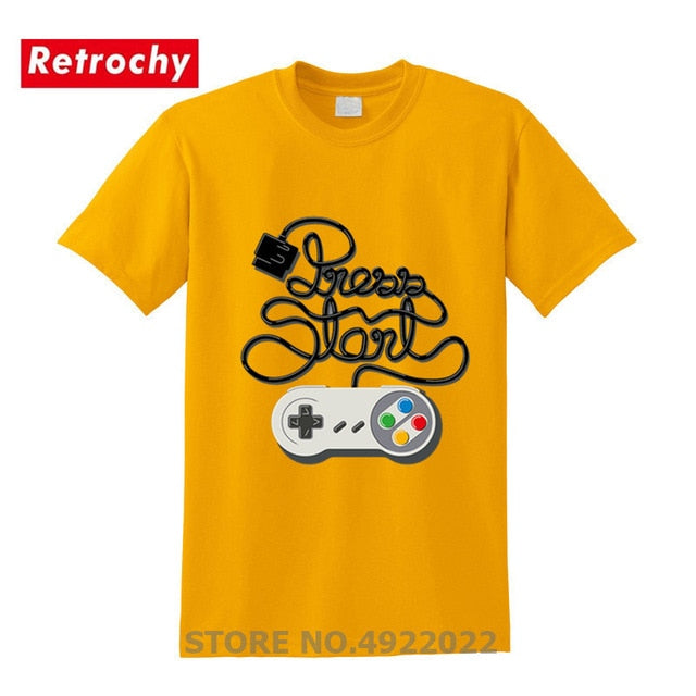 Super Nintendo Press Start Tee