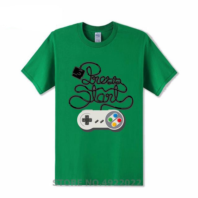 Super Nintendo Press Start Tee