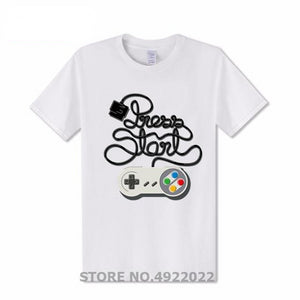 Super Nintendo Press Start Tee