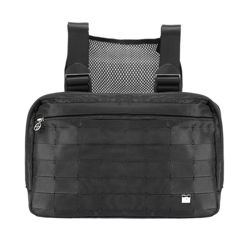 Black Chest Rig Bag Streetwear